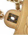 BORSA CHANEL VINTAGE MINI IN PELLE BEIGE E BACHELITE