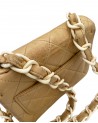 BORSA CHANEL VINTAGE MINI IN PELLE BEIGE E BACHELITE