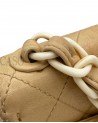 BORSA CHANEL VINTAGE MINI IN PELLE BEIGE E BACHELITE