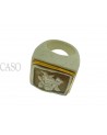 CAMEO BONE RING