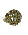 ANELLO VINTAGE  ORO GIALLO E BRILLANTI