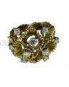 ANELLO VINTAGE  ORO GIALLO E BRILLANTI