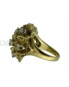 ANELLO VINTAGE  ORO GIALLO E BRILLANTI
