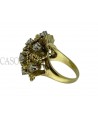 ANELLO VINTAGE  ORO GIALLO E BRILLANTI