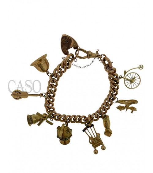 BRACCIALE VINTAGE CON CHARMS