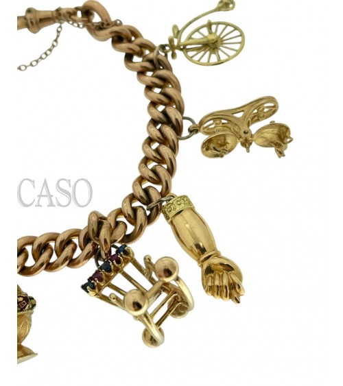 BRACCIALE VINTAGE CON CHARMS