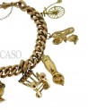 BRACCIALE VINTAGE CON CHARMS