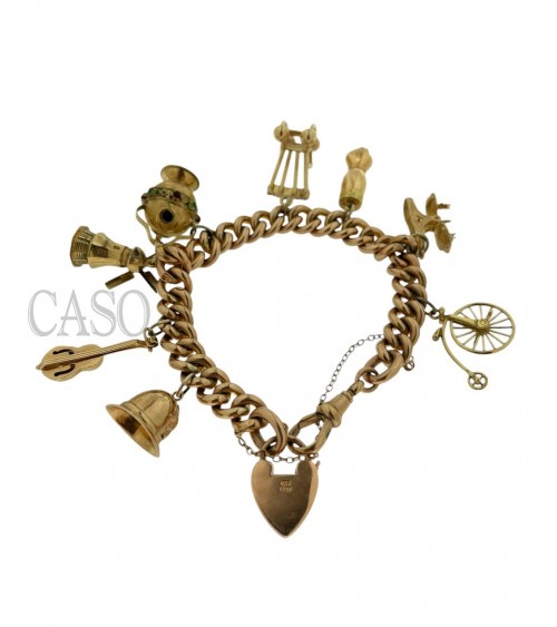 BRACCIALE VINTAGE CON CHARMS