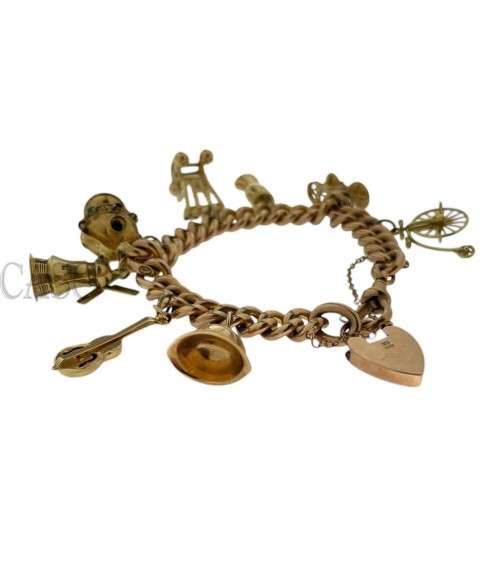 BRACCIALE VINTAGE CON CHARMS
