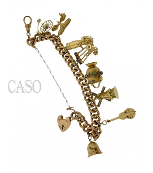 BRACCIALE VINTAGE CON CHARMS