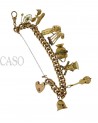 BRACCIALE VINTAGE CON CHARMS