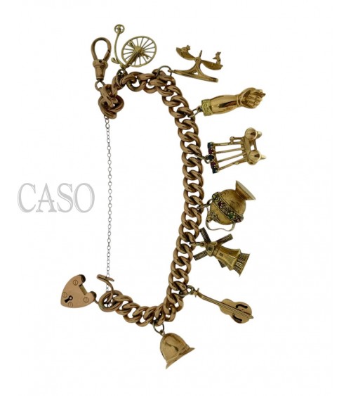 BRACCIALE VINTAGE CON CHARMS