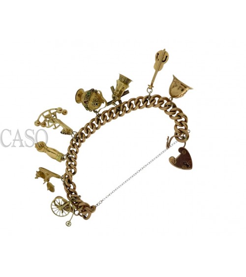 BRACCIALE VINTAGE CON CHARMS