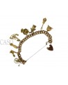 BRACCIALE VINTAGE CON CHARMS