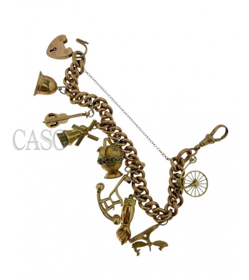 BRACCIALE VINTAGE CON CHARMS