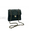 POCHETTE CHANEL VINTAGE IN PELLE VERDE