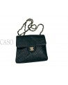 POCHETTE CHANEL VINTAGE IN PELLE VERDE