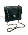 POCHETTE CHANEL VINTAGE IN PELLE VERDE