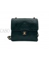 POCHETTE CHANEL VINTAGE IN PELLE VERDE