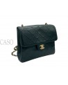 POCHETTE CHANEL VINTAGE IN PELLE VERDE