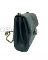 POCHETTE CHANEL VINTAGE IN PELLE VERDE