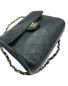 POCHETTE CHANEL VINTAGE IN PELLE VERDE