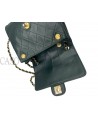 POCHETTE CHANEL VINTAGE IN PELLE VERDE