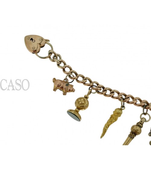BRACCIALE IN ORO CON CHARMS