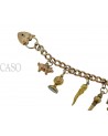 BRACCIALE IN ORO CON CHARMS