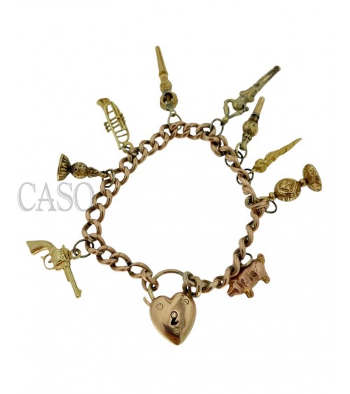BRACCIALE IN ORO CON CHARMS