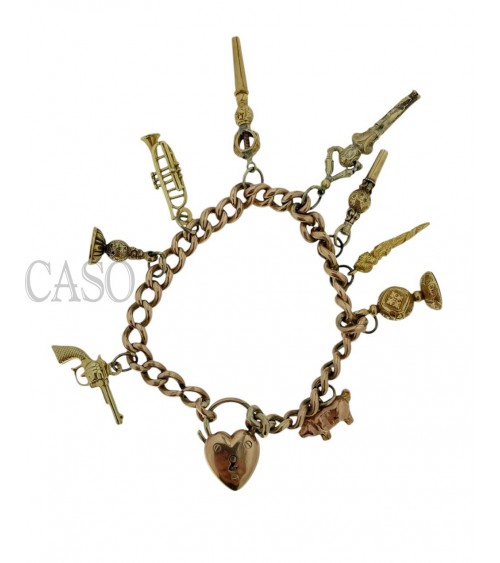 BRACCIALE IN ORO CON CHARMS