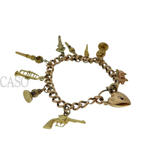 BRACCIALE IN ORO CON CHARMS