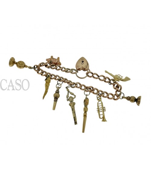 BRACCIALE IN ORO CON CHARMS