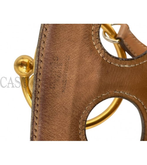 SECCHIELLO HERMES VINTAGE TORQUE PELLE LISCIA