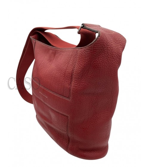 HERMES GOOD NEWS PELLE HERMES ROUGE GRENAT