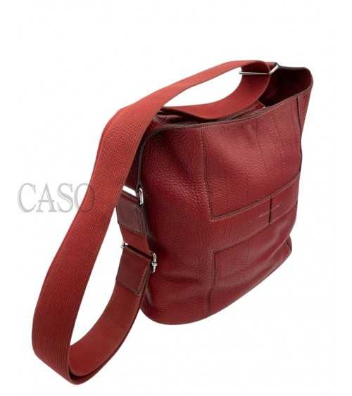 HERMES GOOD NEWS PELLE HERMES ROUGE GRENAT