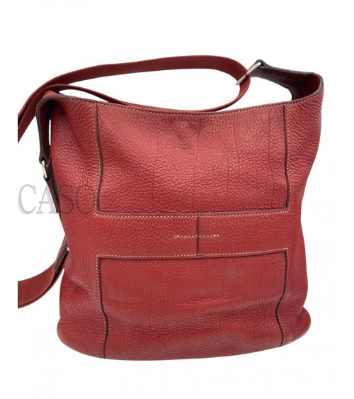 HERMES GOOD NEWS PELLE HERMES ROUGE GRENAT