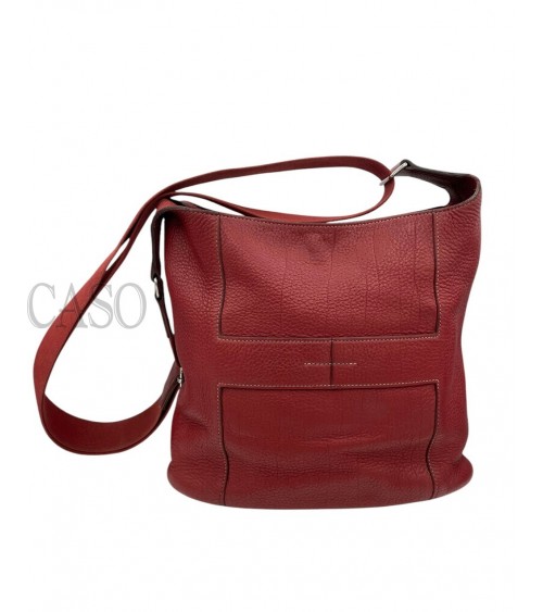 HERMES GOOD NEWS PELLE HERMES ROUGE GRENAT