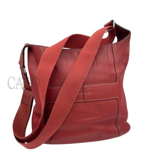 HERMES GOOD NEWS PELLE HERMES ROUGE GRENAT