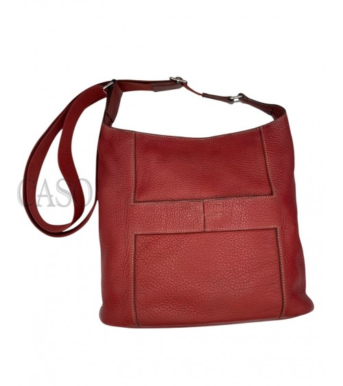HERMES GOOD NEWS PELLE HERMES ROUGE GRENAT