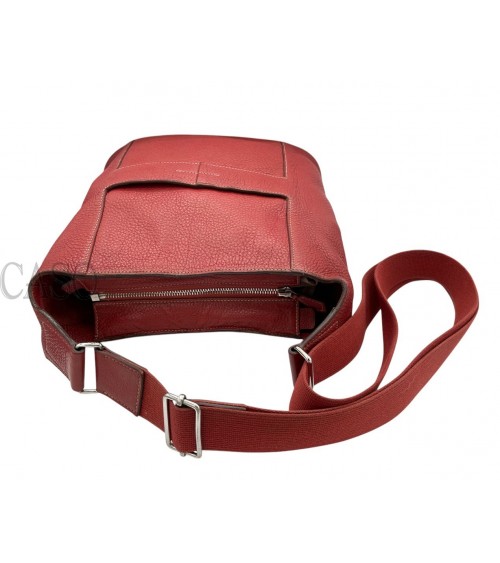 HERMES GOOD NEWS PELLE HERMES ROUGE GRENAT