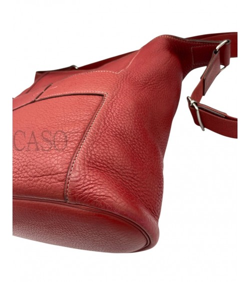 HERMES GOOD NEWS PELLE HERMES ROUGE GRENAT