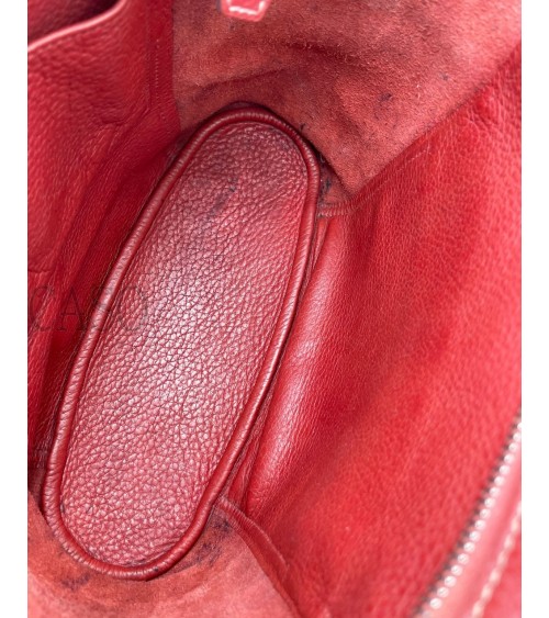 HERMES GOOD NEWS PELLE HERMES ROUGE GRENAT