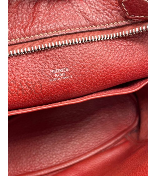 HERMES GOOD NEWS PELLE HERMES ROUGE GRENAT