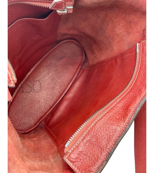 HERMES GOOD NEWS PELLE HERMES ROUGE GRENAT