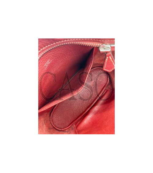 HERMES GOOD NEWS PELLE HERMES ROUGE GRENAT