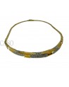 YELLOW GOLD NECKLACE WITH DIAMONDS