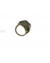 ANELLO VINTAGE ORO GIALLO BRILLANTI E ZAFFIRI