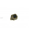 ANELLO VINTAGE ORO GIALLO BRILLANTI E ZAFFIRI