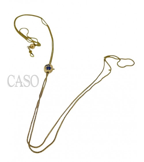 ANTICO SALISCENDI IN ORO CON SMALTI